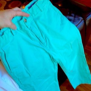 Vineyard Vines breaker pants in mint green, size 18. Worn only a few times.